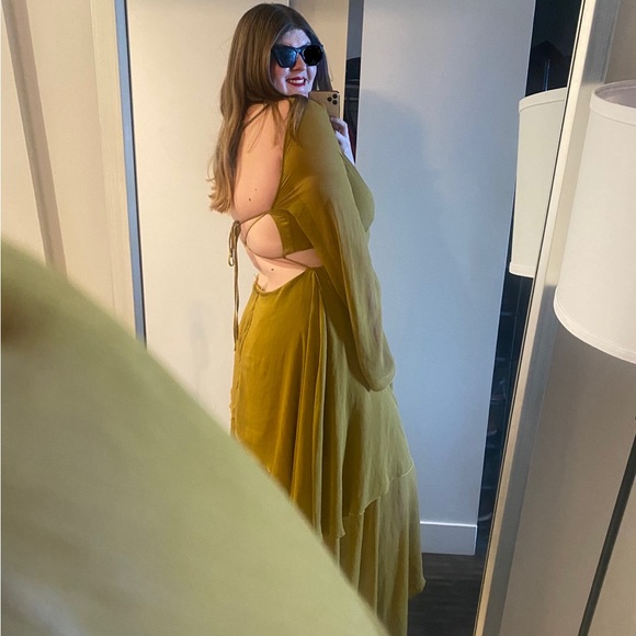 ASOS Keyhole Tie Back Maxi - Picture 6 of 9